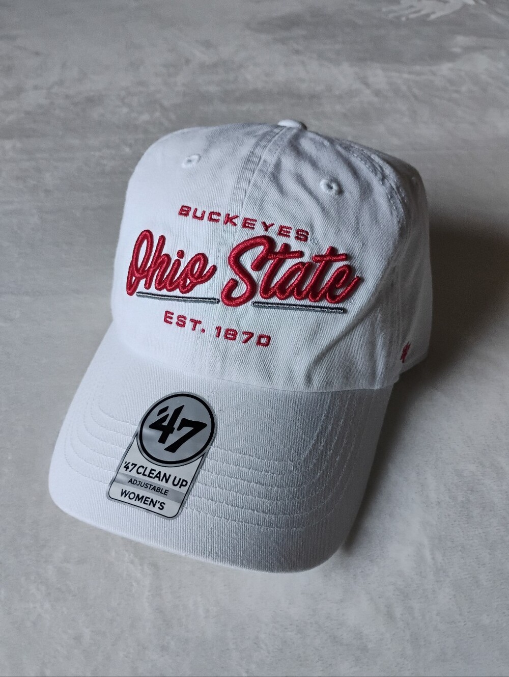 NWT Ohio State Buckeyes White Hat | '47 Brand Relaxed Fit | OSFA
